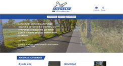 Desktop Screenshot of fundacionmichelin.es